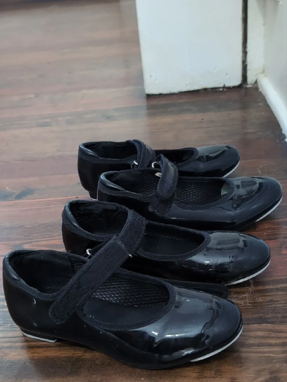 Danskin Black Girls' Mary Jane Tap Shoes